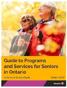 Image of the cover of publication titled Guide to Programs and Service for Seniors in Ontario
