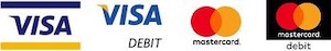 Publications Ontario accepts payment with Visa Credit or Debit card , and Mastercard Credit or Debit card.