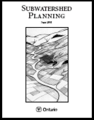 Image of the cover of publication titled  Subwatershed Planning