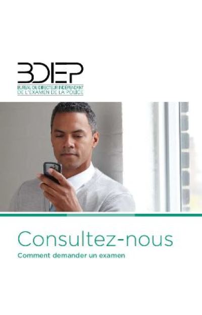 Image of the cover of publication titled Consultez-nous - Comment demander un examen