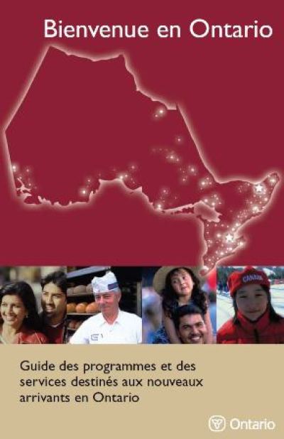 Image of the cover of publication titled  Bienvenue en Ontario