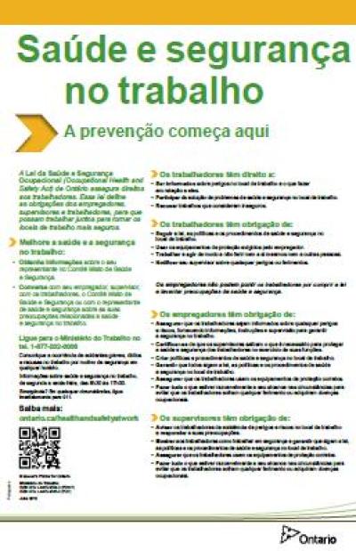 Image de la couverture de la publication intitul&eacute;e Sant&eacute; et s&eacute;curit&eacute; au travail : la pr&eacute;vention commence ici