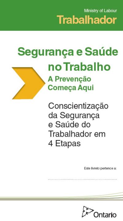 Image de la couverture de la publication intitulée Sensibilisation des travailleurs à la santé et la sécurité en 4 étapes
