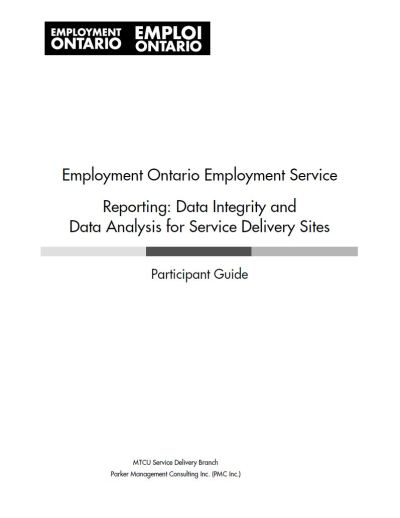 Image of the cover of publication titled  Reporting: Data Integrity and Data Analysis for Service Delivery Sites