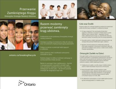 Image of the cover of publication titled  Breaking the Cycle: Ontario