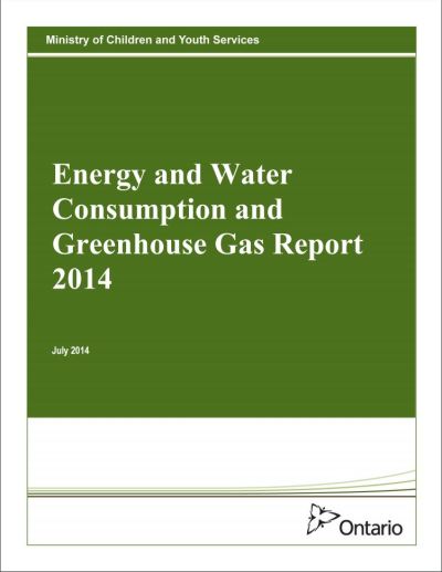 Energy and Water Consumption Report; 201 – Publications Ontario