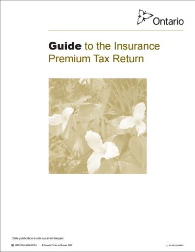Insurance Premium Tax Return