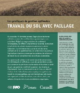Image de la couverture de la publication intitul&eacute;e AF172 Les pratiques de gestion optimales (PGO) - Travail du sol avec paillage