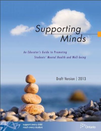 Image of the cover of publication titled  Supporting Minds - An Educator