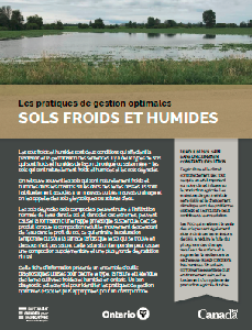 Image of the cover of publication titled Les pratiques de gestion optimales: Sols froids et humides (Ressorce en ligne)