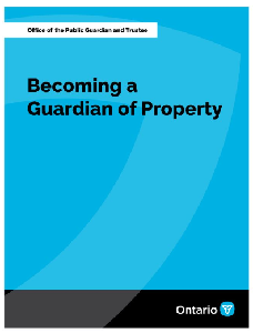 Image of the cover of publication titled Becoming a Guardian of Property