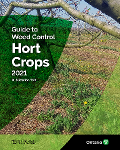 Image of the cover of publication titled (Online) Publication 75B: Guide to Weed Control, Hort Crops, 2021