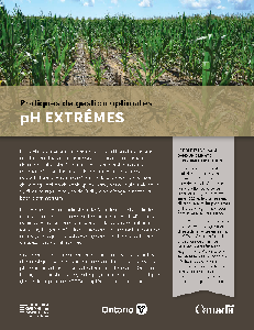 Image of the cover of publication titled Pratiques de gestion optimales: pH Extr&ecirc;mes