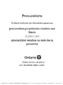 Image of the cover of publication titled Procurations (Version PDF)