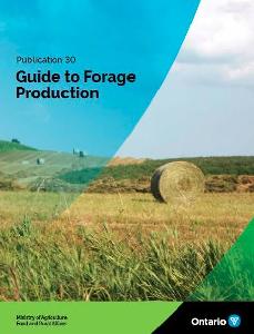 Image of the cover of publication titled  Publication 30: Guide to Forage Production