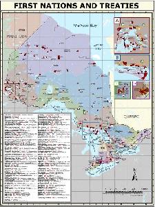 Image of the cover of publication titled First Nations and Treaties 