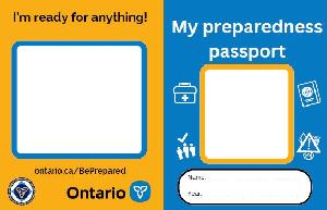 Image of the cover of publication titled  Booklet: Preparedness Passport 2023