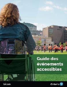 Image of the cover of publication titled  Guide des événements accessibles