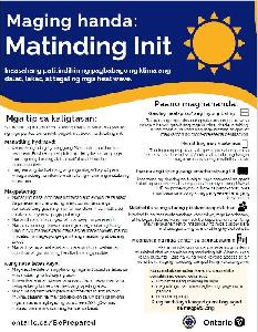 Image of the cover of publication titled Flyer- Severe Weather (Filipino)