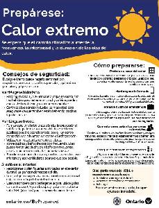 Image of the cover of publication titled Flyer: Severe Weather (Spanish)