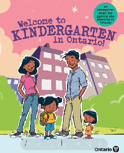 Image of the cover of publication titled  Parent Welcome to Kindergarten in Ontario Activity Book (ENG)