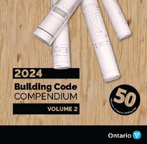 Image of the cover of publication titled Amendment Package # 1 (O. Reg. 447/24 updated to November 4, 2024) to the 2024 Building Code Compendium