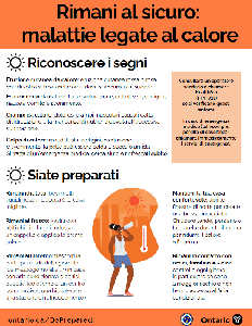 Image de la couverture de la publication intitul&eacute;e Flyer: Heat-related Illnesses (Italian)