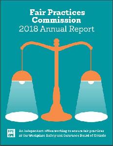 Image of the cover of publication titled Annual report / Fair Practices Commission. 2018.