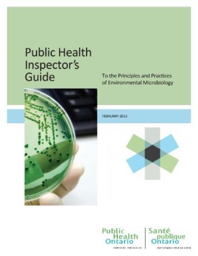 Image of the cover of publication titled  Public health inspector