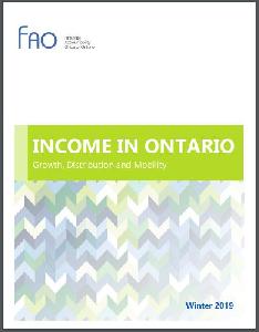 Image of the cover of publication titled Income in Ontario : Growth, Distribution and Mobility.