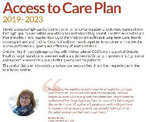 Image of the cover of publication titled Accesss to Care Plan 2019-2023.
