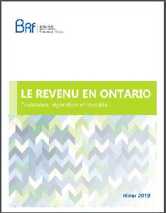 Image of the cover of publication titled Income in Le Revenu en Ontario : croissance, répartition et mobilité.