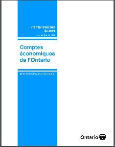 Image of the cover of publication titled Comptes économiques de l