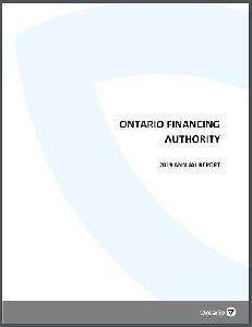 Image of the cover of publication titled Annual report / Ontario Financing Authority. 2019.