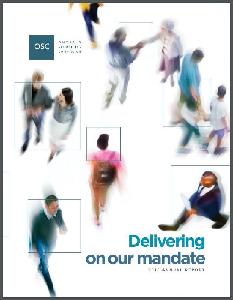 Image of the cover of publication titled Annual report / Ontario Securities Commission. 2018.
