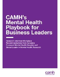 Image of the cover of publication titled  CAMH