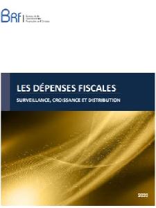 Image of the cover of publication titled  Les d&eacute;penses fiscales : surveillance, croissance et distribution. 2020.