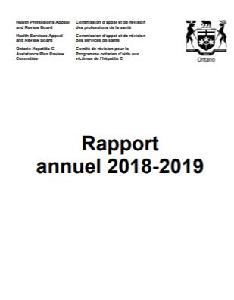 Image of the cover of publication titled Rapport annuel / Commission d&rsquo;appel et de r&eacute;vision des professions de la sant&eacute; ?, Commission d