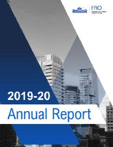 Image of the cover of publication titled  Annual Report - Financial Accountability Office of Ontario 2019/20