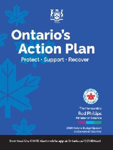 Image of the cover of publication titled  2020 Ontario Budget Speech : Ontario