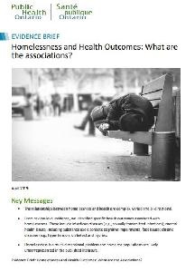 Image of the cover of publication titled   Homelessness and Health Outcomes: What are the associations?