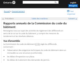 Image of the cover of publication titled   Rapport annuel / Commission du code du bâtimen. 2019/2020