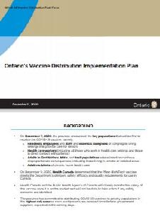 Image of the cover of publication titled   Ontario