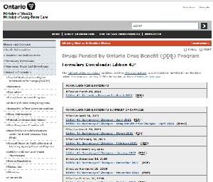 Image de la couverture de la publication intitul&eacute;e   Ontario drug benefit formulary/comparative drug index. v. 43 (2020 Dec. 18)

