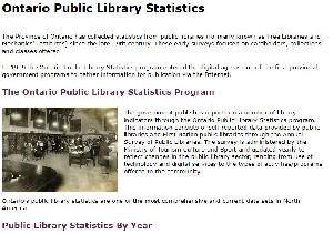 Image of the cover of publication titled Ontario public library statistics 2019