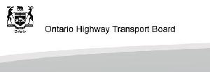 Image of the cover of publication titled Annual report / Ontario Highway Transport Board 2019/20