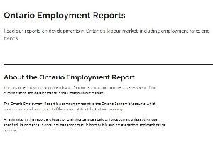 Image of the cover of publication titled Ontario Employment Report / Ministry of Economic Development, Job Creation and Trade yr. 2024, quarter 1
