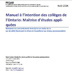 Image of the cover of publication titled   Manuel &agrave; l&rsquo;intention des coll&egrave;ges de l