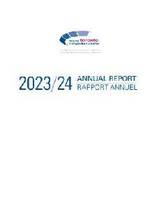 Image of the cover of publication titled  Rapport annuel / Soci&eacute;t&eacute; du Palais des congr&egrave;s du Toronto m&eacute;tropolitain 2023/24