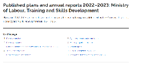 Image de la couverture de la publication intitul&eacute;e Occupational Health and Safety in Ontario annual report 2022/23